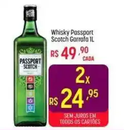 Muffato Whisky Passport Scotch Garrafa 1l oferta