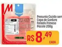 Muffato Presunto cozido sem capa de gordura fatiado frimesa oferta