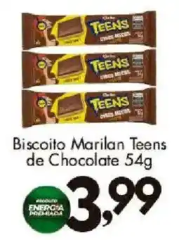 Confiança Supermercados Biscoito Marilan Teens de Chocolate oferta