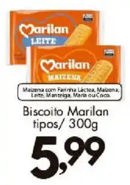Confiança Supermercados Biscoito Marilan tipos oferta