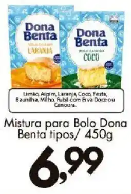 Confiança Supermercados Mistura para Bolo Dona Benta tipos oferta