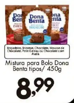 Confiança Supermercados Mistura para Bolo Dona Benta tipos oferta