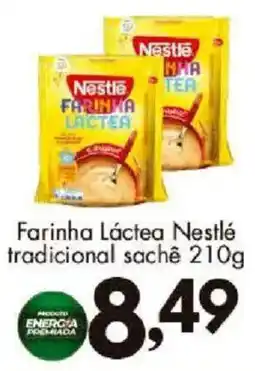 Confiança Supermercados Farinha Láctea Nestlé tradicional sachê oferta