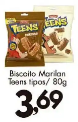 Confiança Supermercados Biscoito Marilan Teens tipos oferta