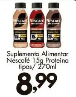 Confiança Supermercados Suplemento Alimentar Nescafé 15g Proteína oferta