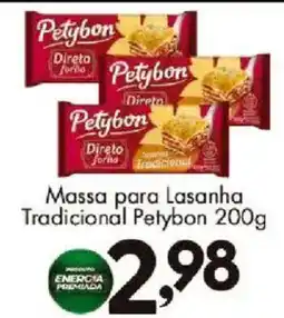 Confiança Supermercados Massa para Lasanha Tradicional Petybon oferta