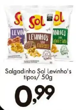 Confiança Supermercados Salgadinho sol levinho's tipos oferta