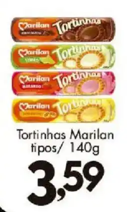 Confiança Supermercados Tortinhas marilan tipos oferta