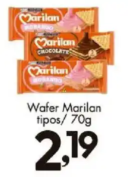 Confiança Supermercados Wafer Marilan oferta