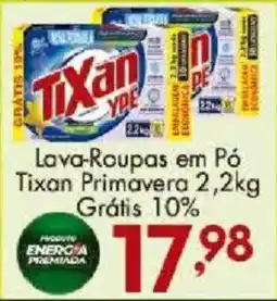Confiança Supermercados Lava-Roupas em Pó Tixan Primavera oferta
