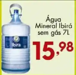 Confiança Supermercados Água Mineral Ibira sem gás oferta