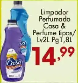 Confiança Supermercados Limpador Perfumado Casa & Perfume tipos oferta