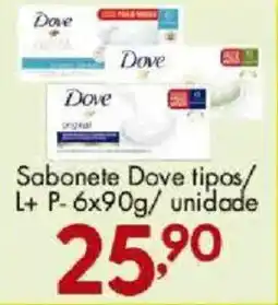 Confiança Supermercados Sabonete dove tipos oferta