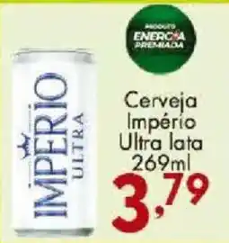 Confiança Supermercados Cerveja Império Ultra lata oferta