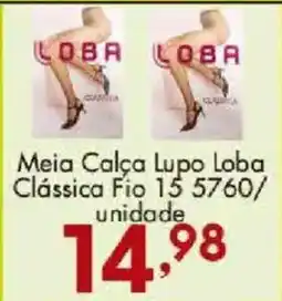 Confiança Supermercados Meia Calça Lupo Loba Clássica Fio 15 oferta