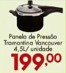 Confiança Supermercados Panela de Pressão Tramontina Vancouver oferta