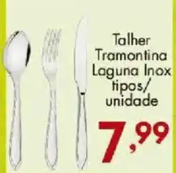 Confiança Supermercados talher tramontina laguna inox oferta
