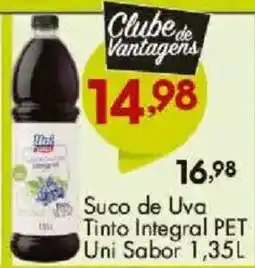 Confiança Supermercados Suco de Uva Tinto Integral PET Uni Sabor oferta