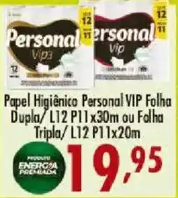 Confiança Supermercados Papel Higiênico Personal VIP oferta