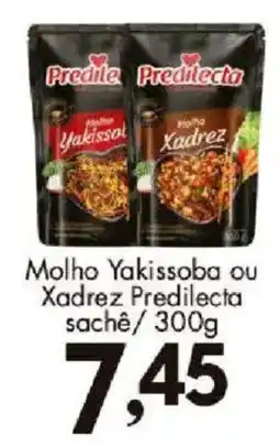 Confiança Supermercados molho yakissoba ou xadrez predilecta sachê oferta