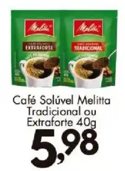 Confiança Supermercados Café Solúvel Melitta Tradicional ou Extraforte oferta