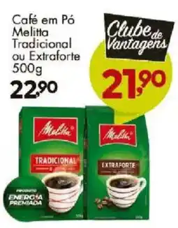 Confiança Supermercados Café em Pó Melitta Tradicional ou Extraforte oferta