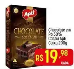 Muffato Chocolate em pó 50% cacau oferta