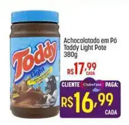 Muffato Achocolatado em pó toddy light pate oferta