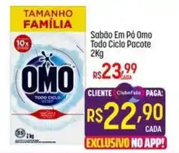 Muffato Sabão em pó omo todo ciclo pacote oferta
