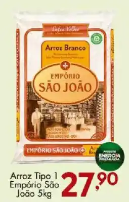 Confiança Supermercados Arroz tipo 1 empório são joão oferta