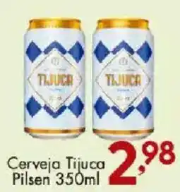 Confiança Supermercados Cerveja Tijuca Pilsen oferta