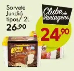 Confiança Supermercados Sorvete Jundiá tipos oferta