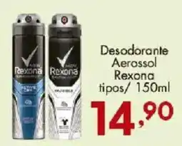 Confiança Supermercados Desodorante Aerossol Rexona oferta