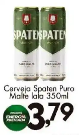 Confiança Supermercados Cerveja Spaten Puro Malte oferta