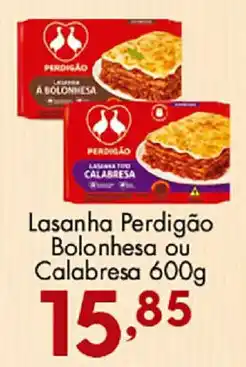 Confiança Supermercados Lasanha perdigão bolonhesa ou calabresa oferta