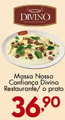 Confiança Supermercados Massa Nossa Confiança Divino oferta