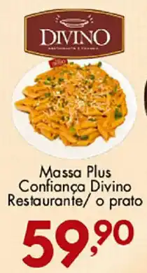 Confiança Supermercados Massa Plus Confiança Divino oferta