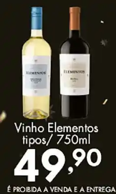 Confiança Supermercados Vinho Elementos tipos oferta