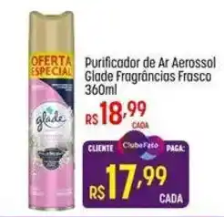 Muffato Purificador de Ar Aerossol Glade Fragrâncias Frasco oferta