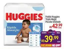 Muffato Fralda huggies triplo mega oferta
