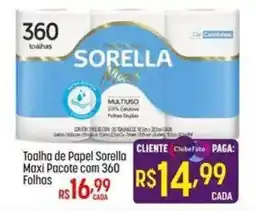 Muffato Toalha de papel sorella maxi pacote com 360 folhas oferta