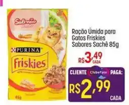 Muffato Ração Úmida para Gatos Friskies Sabores Sachê oferta