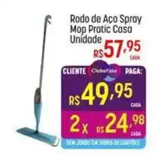 Muffato Rodo de Aço Spray Mop Pratic Casa oferta