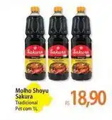 Atacadão Shoyu - molho sakura oferta