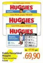 Atacadão Huggies - fralda descartável oferta