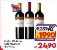 Komprao Atacadista San marco - vinho chileno oferta