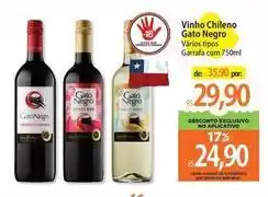 Atacadão Gato negro - vinho chileno oferta