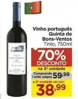 Carrefour Quinta de bons ventos - vinho português oferta