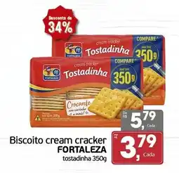 Cometa Supermercados Biscoito cream cracker fortaleza tostadinha oferta