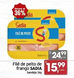 Cometa Supermercados Filé de peito de frango sadia oferta